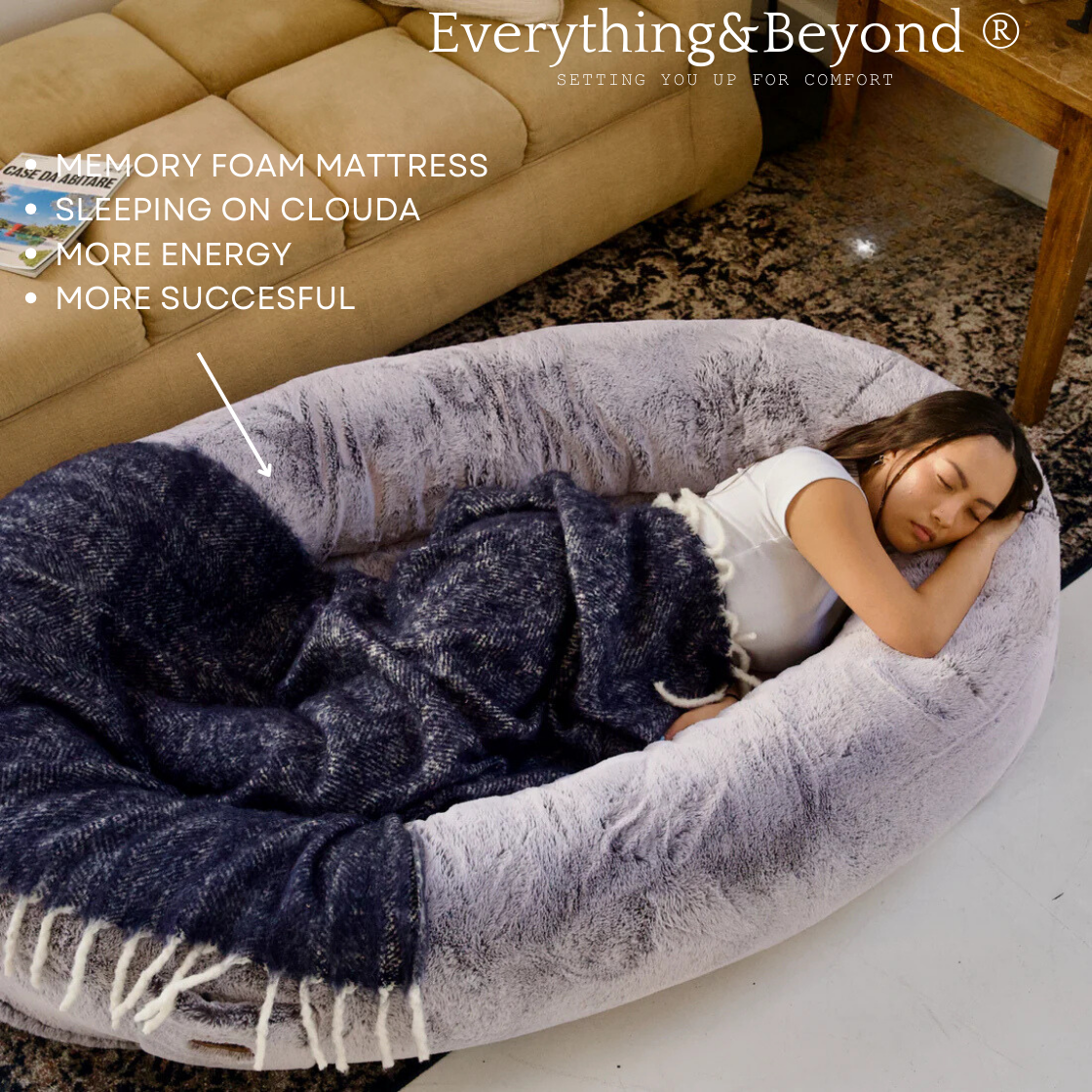 Everything&Beyond ® Human Dog Bed
